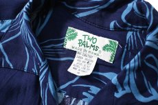 画像4: Used Two Palms Rayon Hawaiian Shirt made in Hawaii (4)