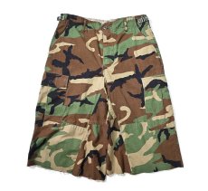 画像1: Used Us Army Customized Combat Jorts Woodland Camo (1)