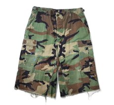 画像1: Used Us Army Painted Customized Combat Jorts Woodland Camo (1)