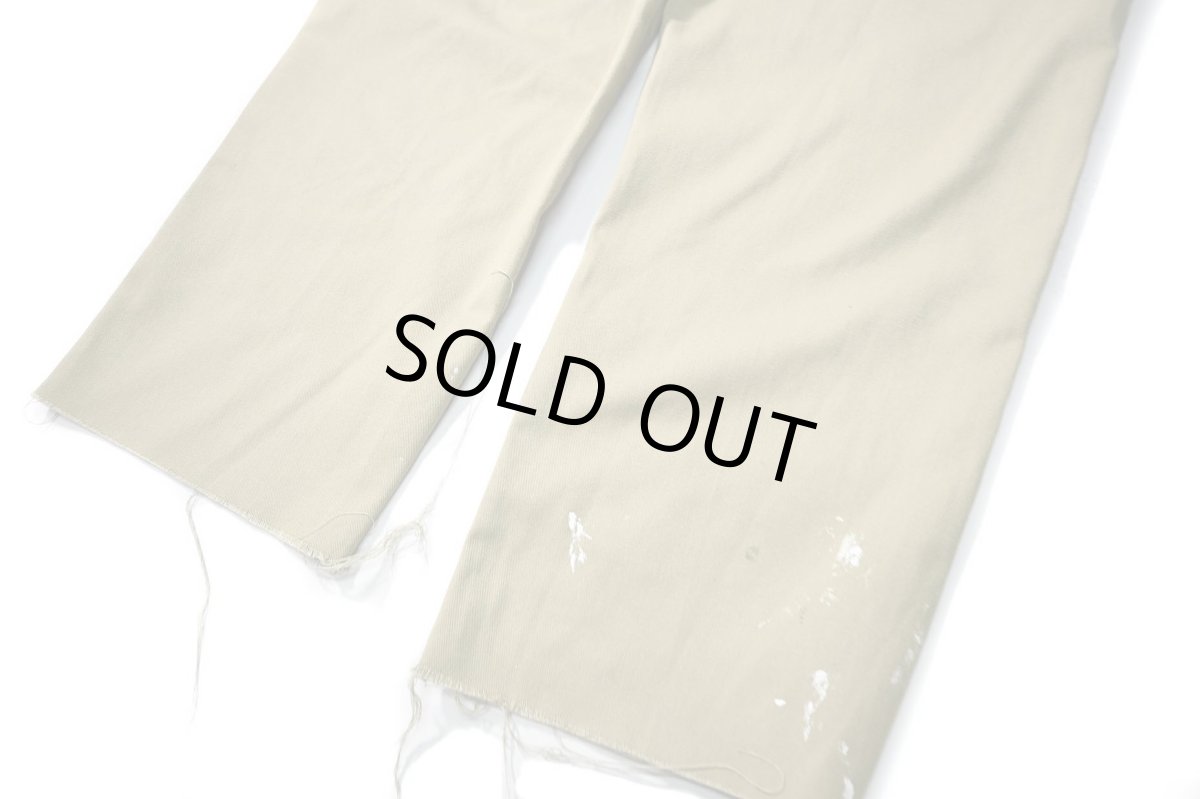 画像5: Used Dickies 874 Painted Work Pants Khaki (5)