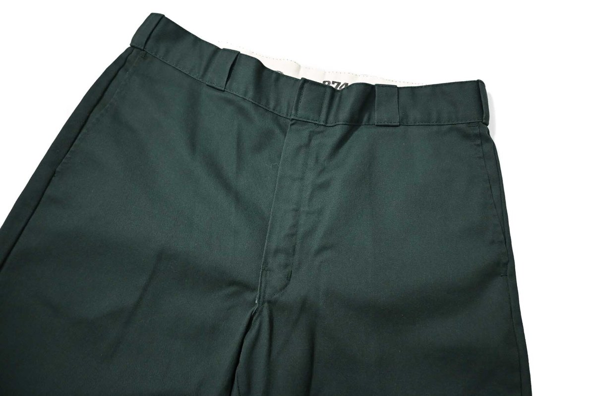画像2: Used Dickies 874 Customized Jorts Hunter Green (2)
