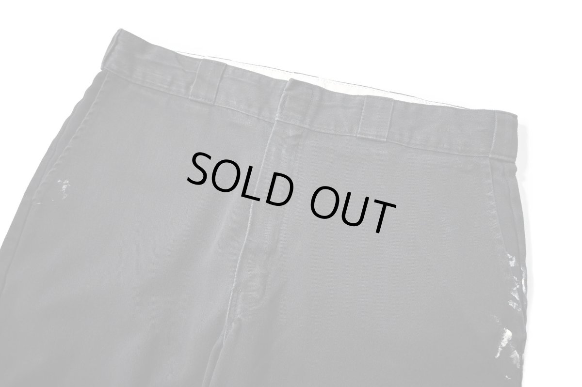 画像2: Used Dickies 874 Painted Work Pants Black (2)