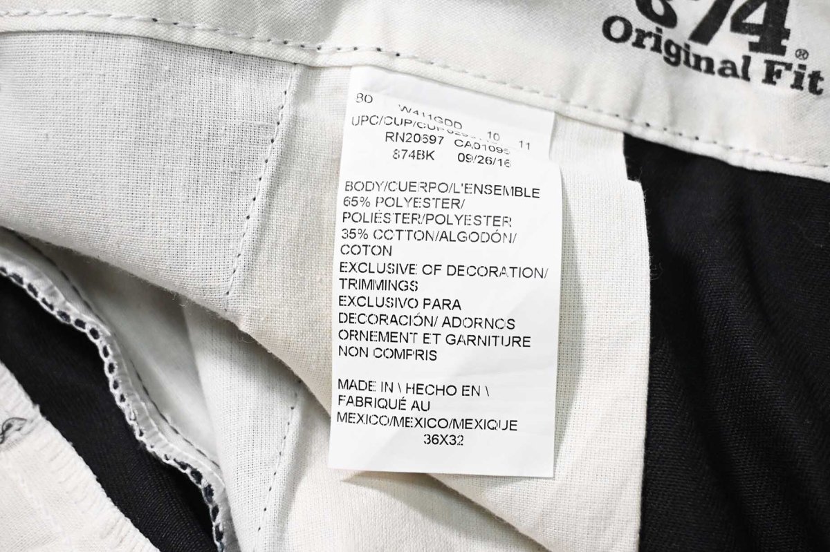 画像6: Used Dickies 874 Customized Jorts Black (6)