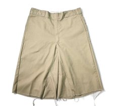 画像1: Used Dickies 874 Flex Customized Jorts Khaki (1)