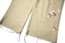 画像3: Used Dickies 874 Painted Work Pants Khaki (3)