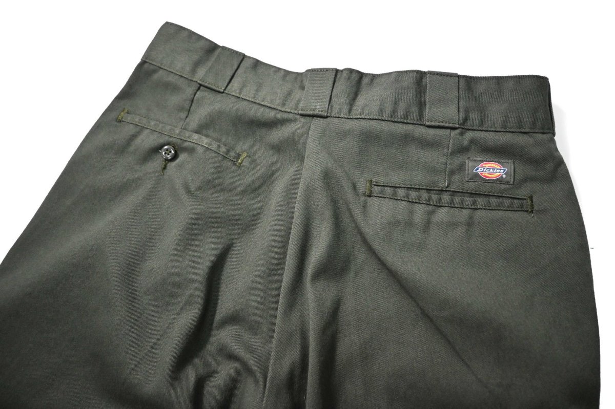 画像4: Used Dickies 874 Customized Jorts Olive Green (4)