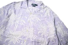 画像2: 90-00s Used Polo Ralph Lauren Rayon Open Collar Shirt "Clayton" (2)