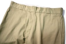 画像2: Used Dickies 874 Painted Work Pants Khaki (2)