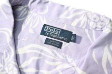 画像4: 90-00s Used Polo Ralph Lauren Rayon Open Collar Shirt "Clayton" (4)