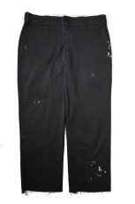 画像1: Used Dickies 874 Painted Work Pants Black (1)