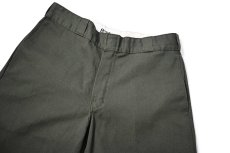 画像2: Used Dickies 874 Customized Jorts Olive Green (2)