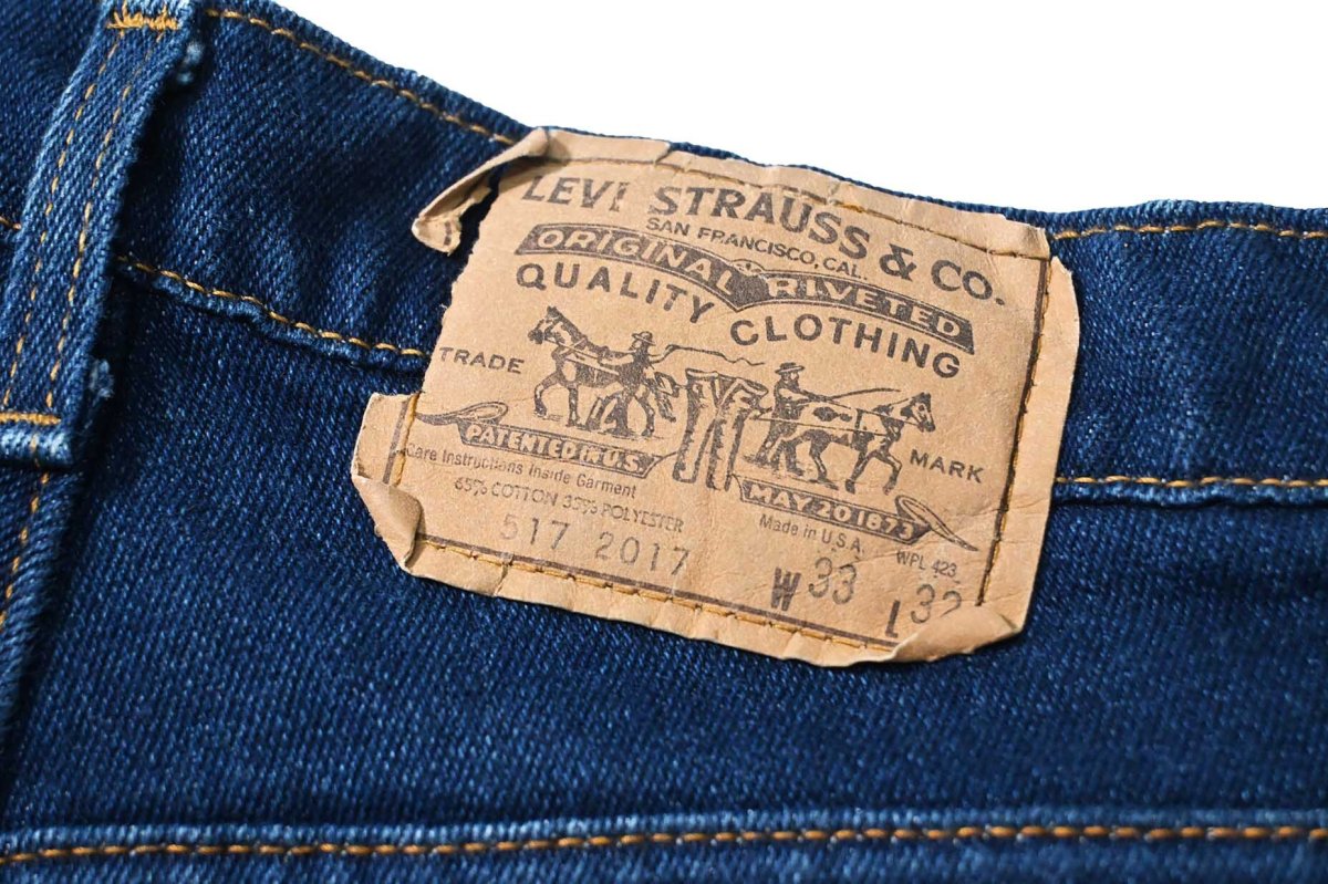 画像5: 86' Used Levi's 517 Stretch Denim Pants made in USA リーバイス (5)