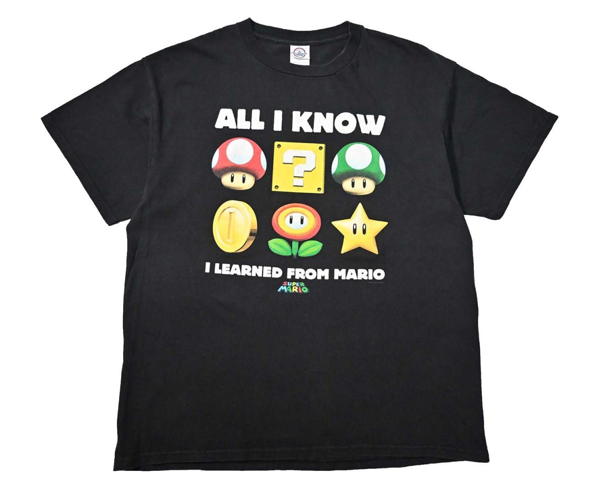 画像1: 00s Used Super Mario Print Tee (1)