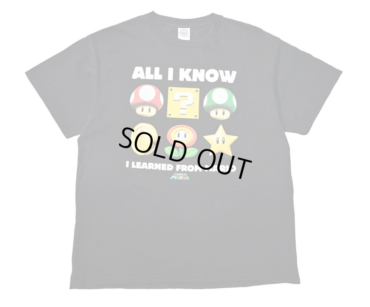 画像1: 00s Used Super Mario Print Tee (1)