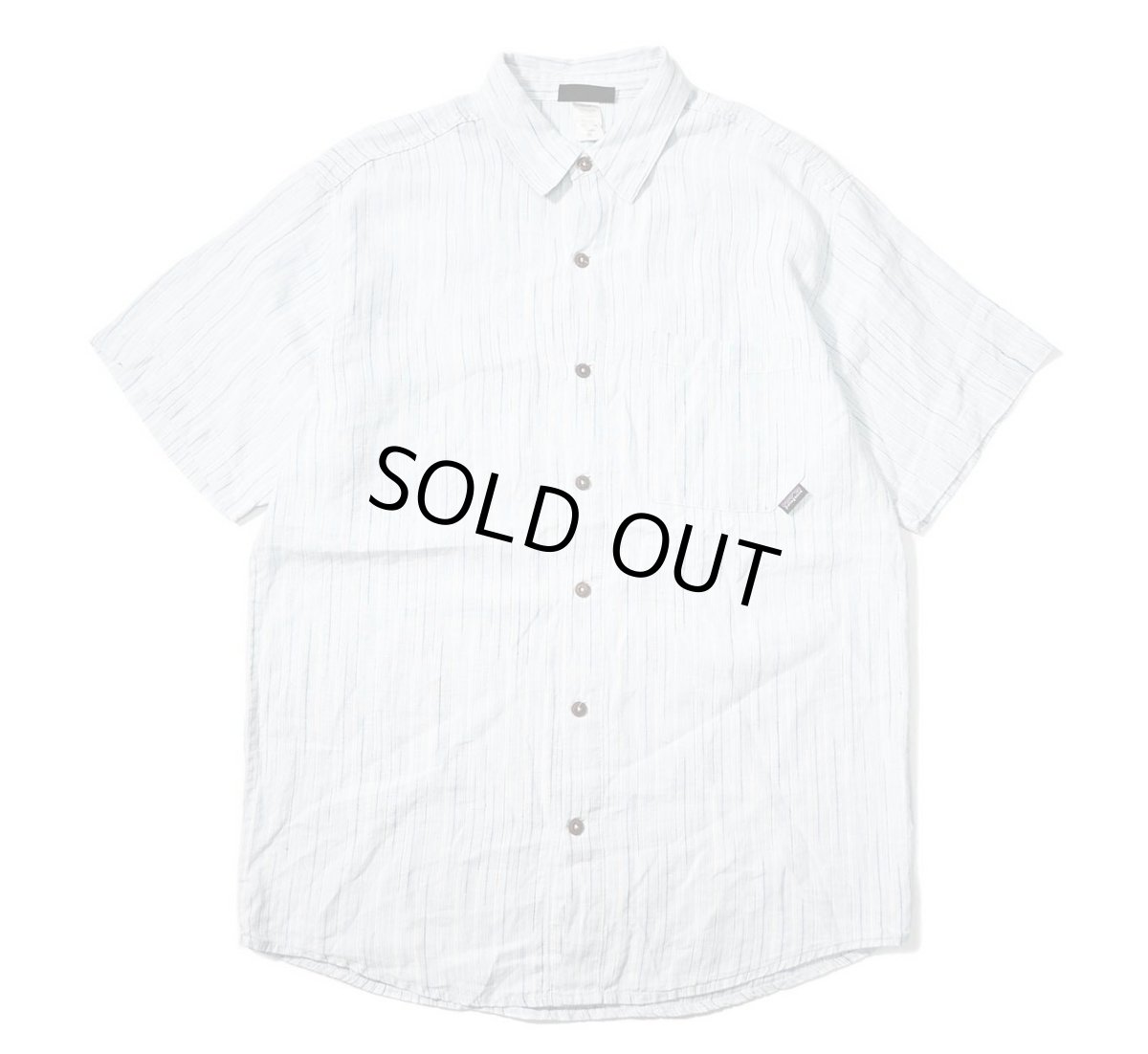 画像1: 00s Used patagonia Striped Hemp Shirt パタゴニア (1)