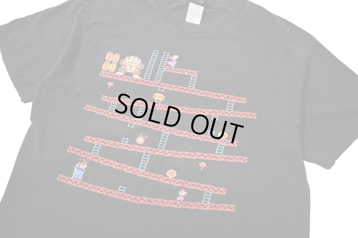 画像2: 00s Used Donkey Kong Print Tee (2)