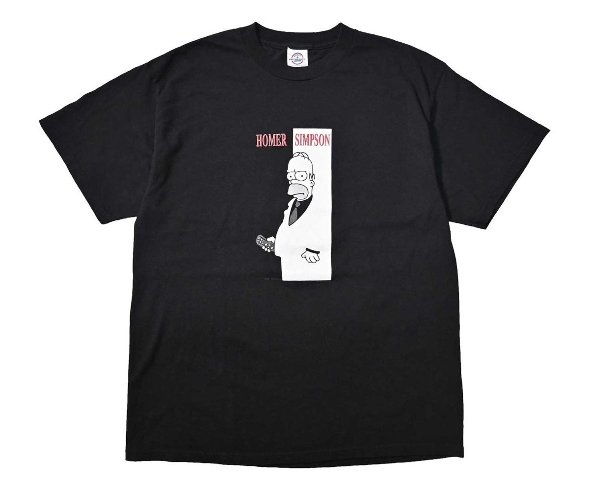 画像1: 00s Used The Simpsons Print Tee (1)