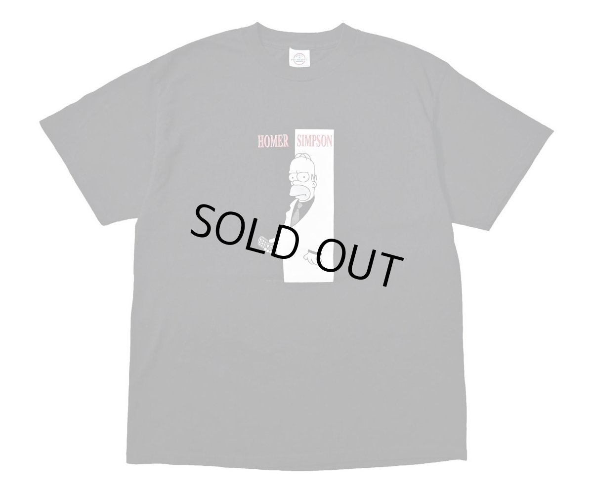 画像1: 00s Used The Simpsons Print Tee (1)