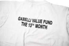 画像6: 90s Used Gabelli Value Fund Parody Print Tee made in USA (6)