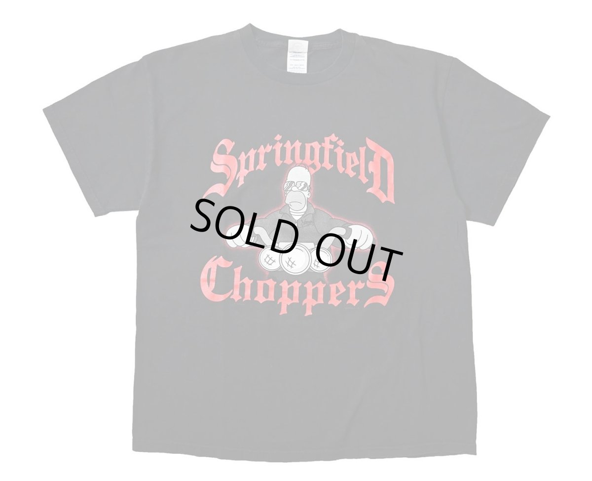 画像1: 00s Used The Simpsons Print Tee (1)
