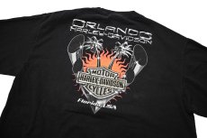 画像5: Used Harley-Davidson Print Tee (5)