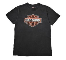 画像1: 90s Used Harley-Davidson Print Tee made in USA (1)