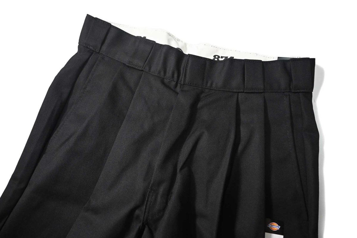 画像2: Dickies Customized 874 2-Tuck Pants Black (2)