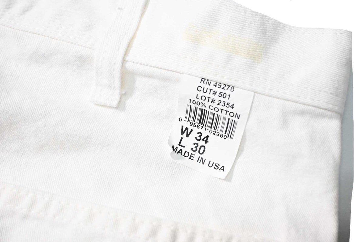 画像5: Used Stan Ray Painted Painter Pants White made in USA (5)