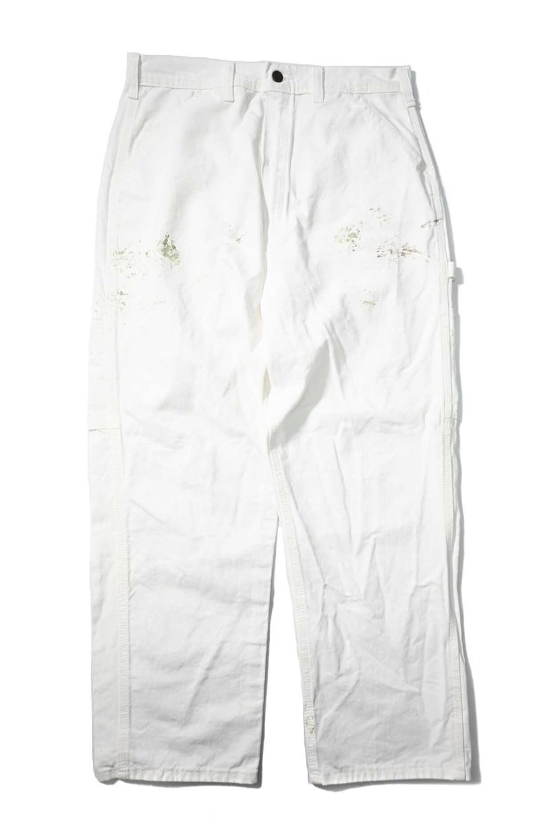 画像1: Used Stan Ray Painted Painter Pants White made in USA (1)