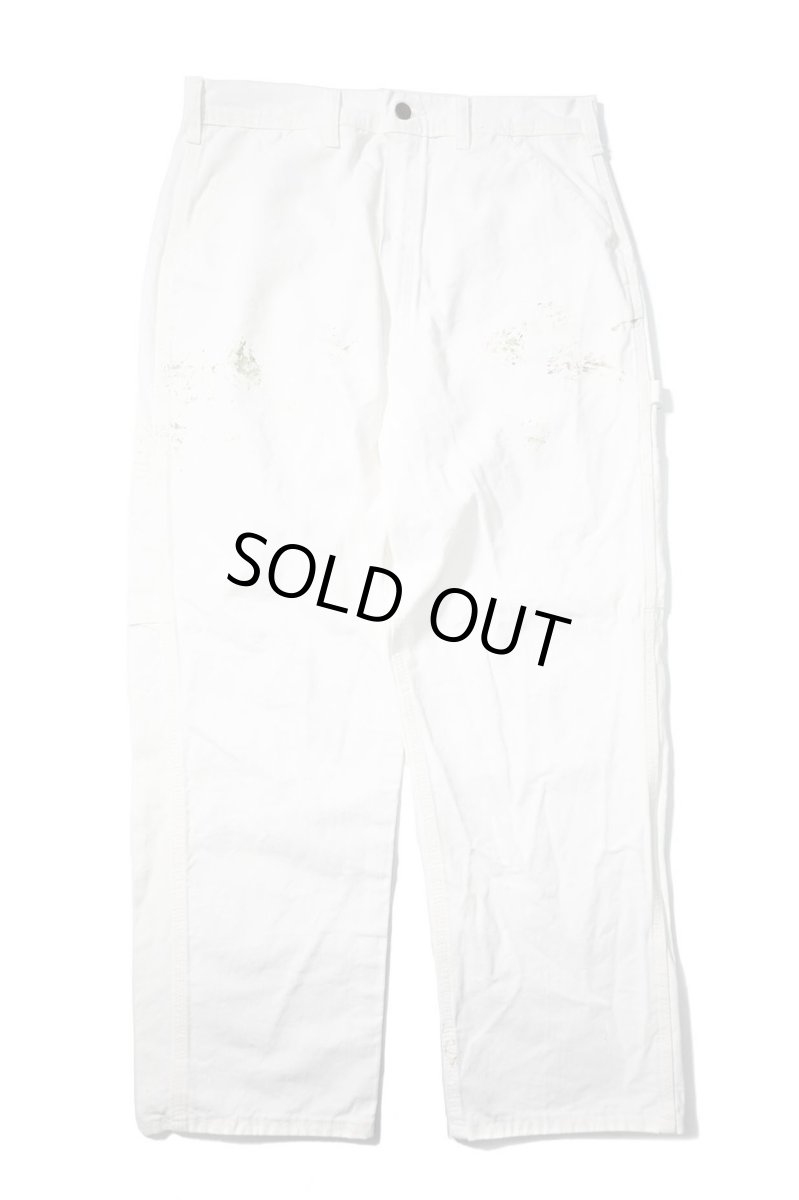画像1: Used Stan Ray Painted Painter Pants White made in USA (1)