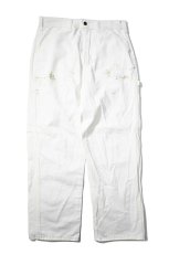 画像1: Used Stan Ray Painted Painter Pants White made in USA (1)