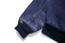 画像6: Used Carhartt Duck Thermal Lined Active Jacket Navy (6)