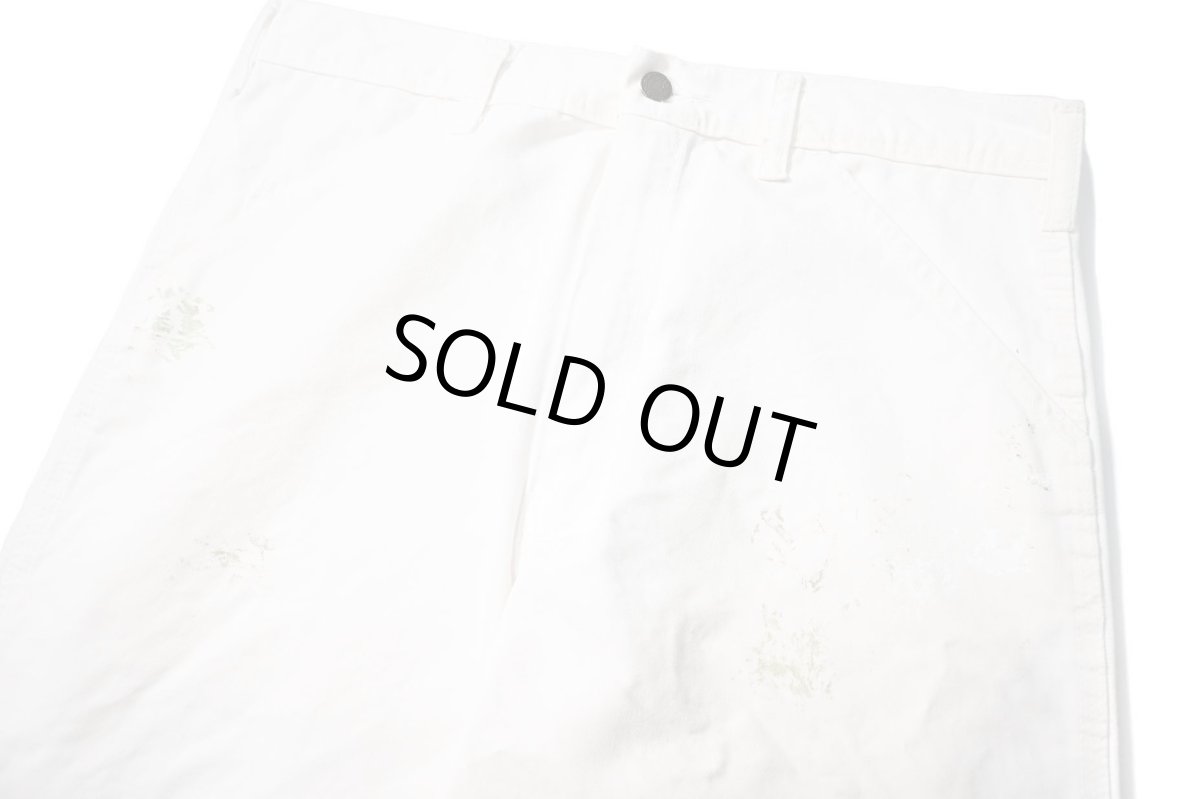 画像2: Used Stan Ray Painted Painter Pants White made in USA (2)