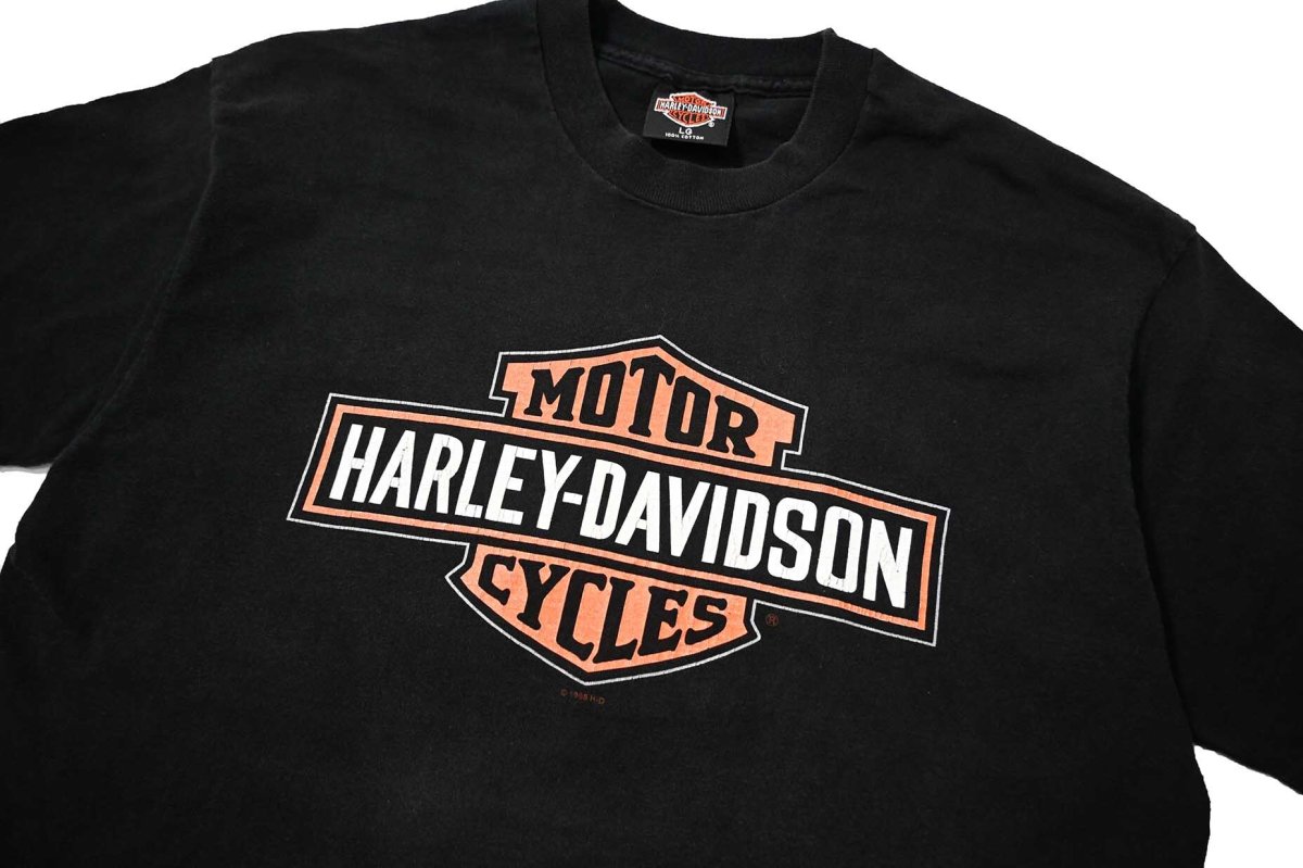 画像2: 90s Used Harley-Davidson Print Tee made in USA (2)