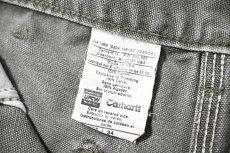 画像5: 04' Used Carhartt Duck Work Shorts Moss made in USA (5)