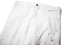 画像2: Used Stan Ray Painted Painter Pants White made in USA (2)