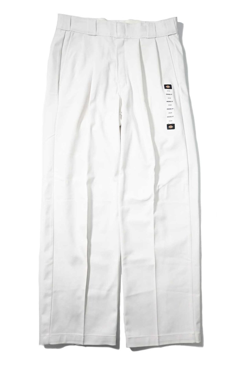 画像1: Dickies Customized 874 2-Tuck Pants White (1)