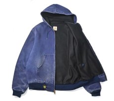 画像8: Used Carhartt Duck Thermal Lined Active Jacket Navy (8)