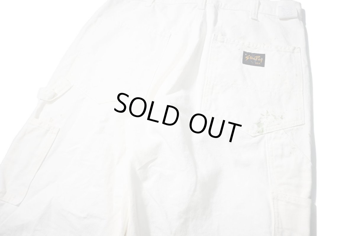 画像4: Used Stan Ray Painted Painter Pants White made in USA (4)