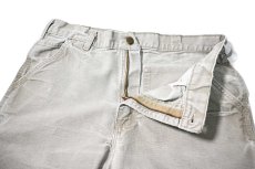 画像4: 11' Used Carhartt Duck Work Shorts Desert (4)