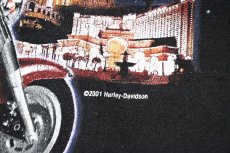 画像3: 00s Used Harley-Davidson Cafe Print Tee made in USA (3)