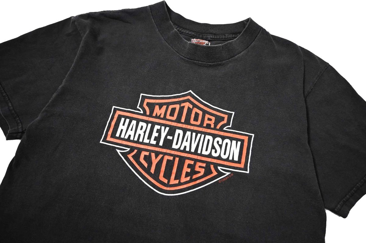 画像2: 90s Used Harley-Davidson Print Tee made in USA (2)