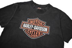 画像2: 90s Used Harley-Davidson Print Tee made in USA (2)