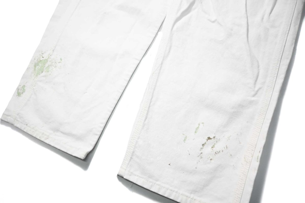 画像3: Used Stan Ray Painted Painter Pants White made in USA (3)