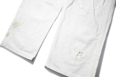 画像3: Used Stan Ray Painted Painter Pants White made in USA (3)