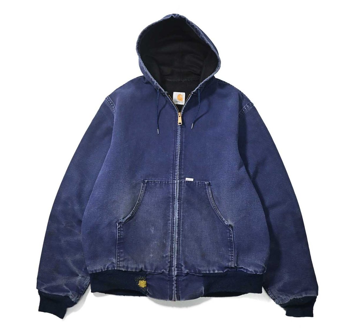 画像1: Used Carhartt Duck Thermal Lined Active Jacket Navy (1)
