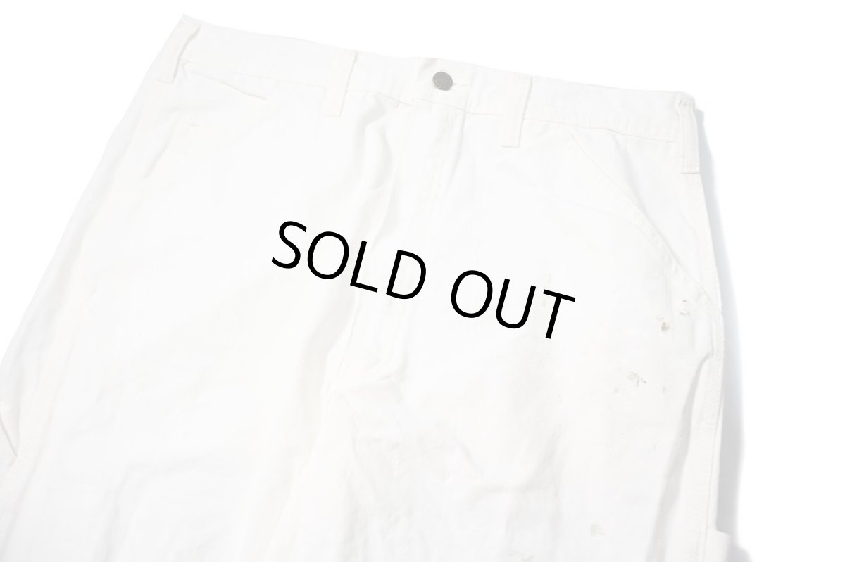 画像2: Used Stan Ray Painted Painter Pants White made in USA (2)