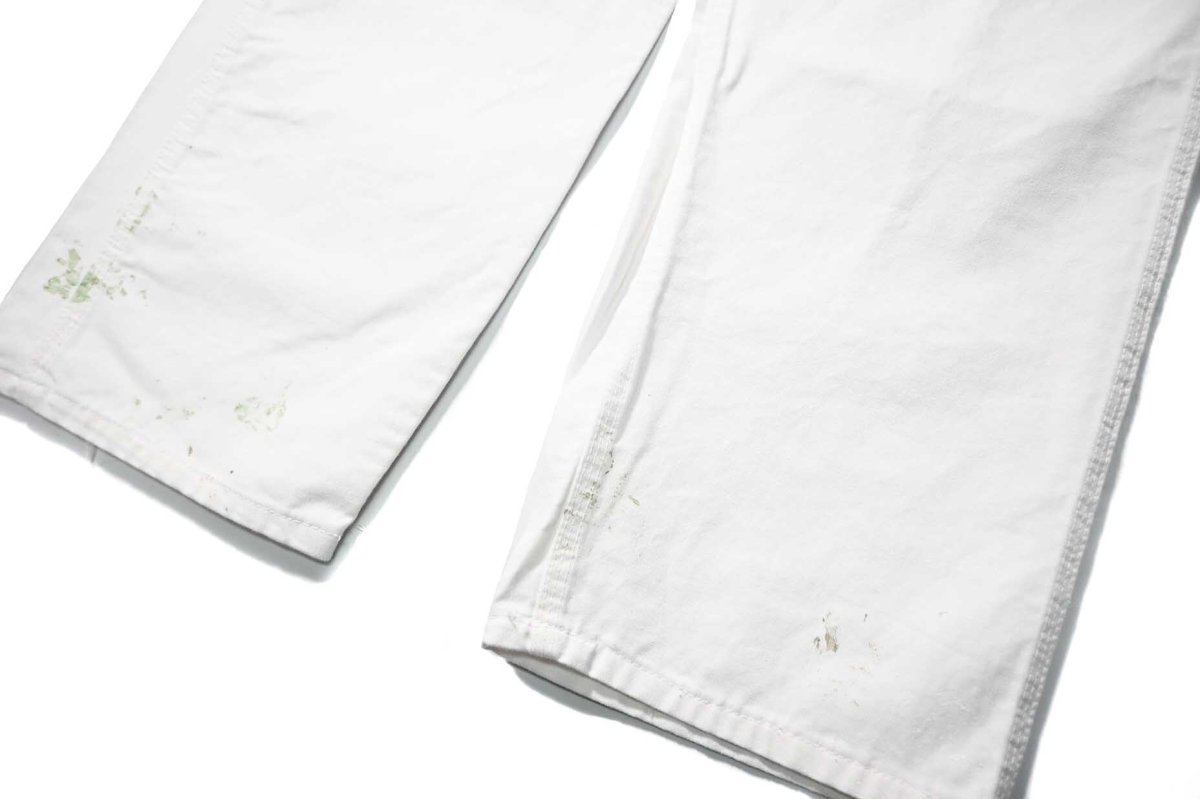 画像3: Used Stan Ray Painted Painter Pants White made in USA (3)