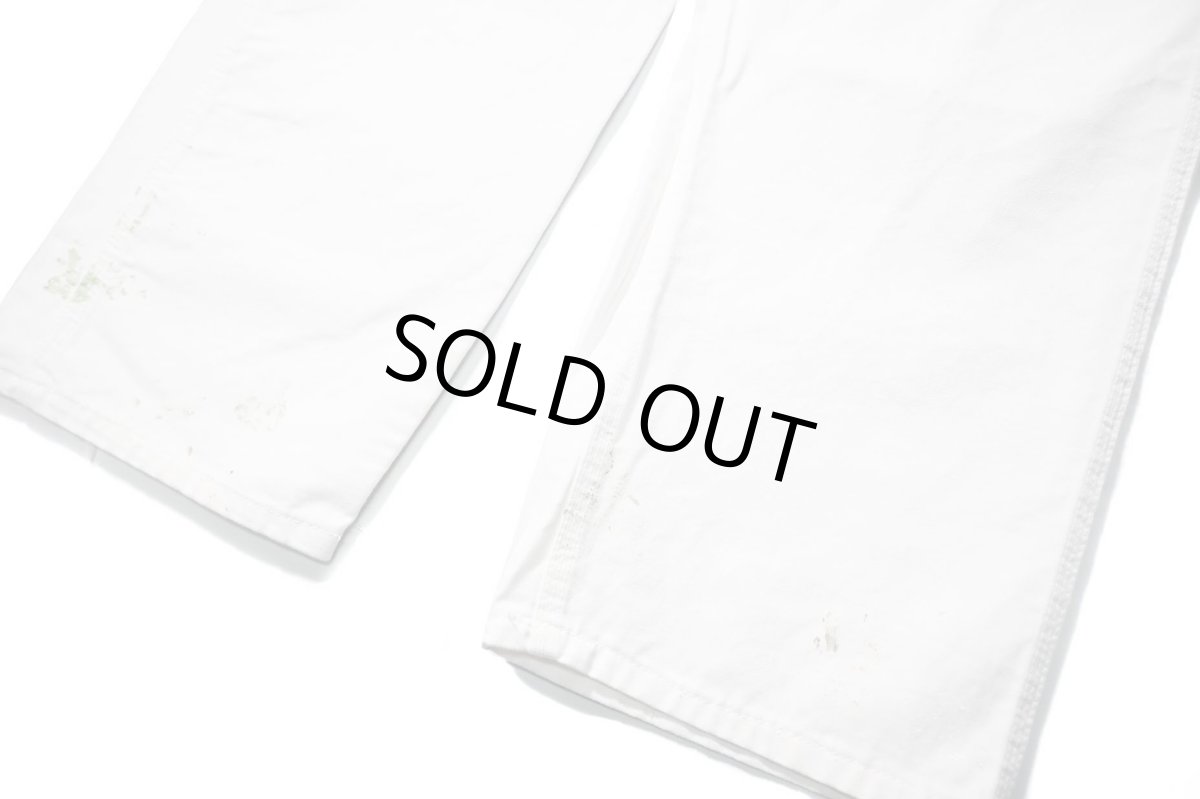 画像3: Used Stan Ray Painted Painter Pants White made in USA (3)