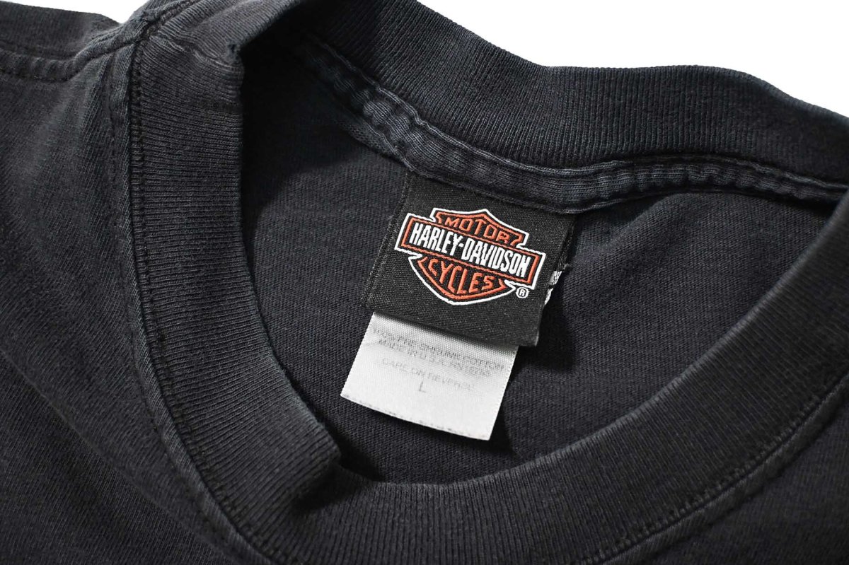画像3: 00s Used Harley-Davidson Print Tee made in USA (3)